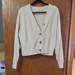 Cyrus Cream Knit Women's Cardigan
